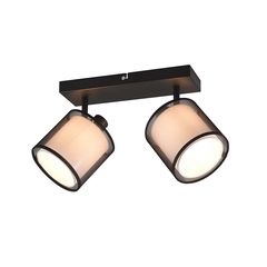 Σποτ Trio Lighting Burton 811400232 Μαύρο - Λευκό