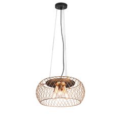 Φωτιστικό Κρεμαστό Trio Lighting Tamil 311100308 Χρυσό Ματ - Μαύρο Ματ