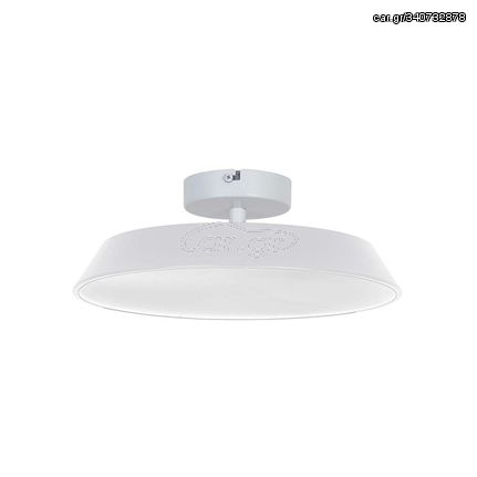 Φωτιστικό Οροφής Viokef Flat 4296900 Λευκό Ματ Dimmable