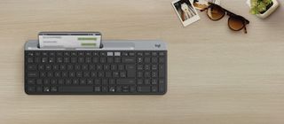 LOGITECH K580 Slim Multi-Device Wireless Keyboard GRAPHITE NORDIC / Computers-thumb-1