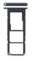 Samsung (GH81-23521A) Sim tray + MicroSD tray - Black, Galaxy A14 4G; SM-A145