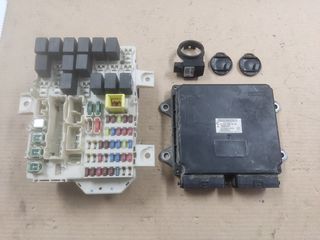 Σετ εγκεφάλου( ECU KIT) με κωδ. εγκεφ. A1341501079/1860A441 από 3A91 1.1 Βενζίνη, από Mitsubishi Colt 2004-2012, & Smart ForFour 2004-2008.