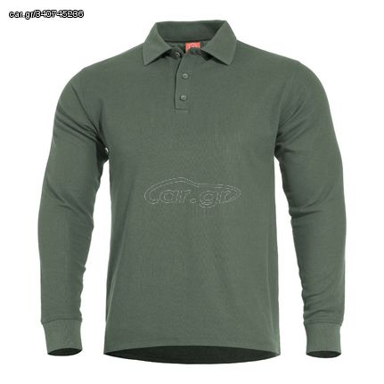 Μακρυμάνικο Polo Aniketos Pentagon - Camo Green