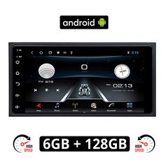 Toyota 6GB Android οθόνη αυτοκινήτου 7'' ιντσών (Android Auto Apple Carplay GPS WI-FI Celica RAV4 HILUX Urban Cruiser RAV 4 Youtube Playstore USB ραδιόφωνο Bluetooth 6+128GB ΟΕΜ εργοστασιακού τύπου 4x