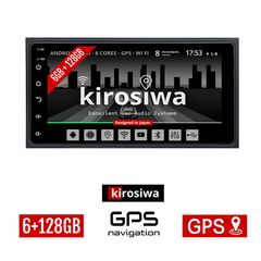 KIROSIWA Toyota 6GB Android οθόνη αυτοκινήτου 7'' ιντσών (GPS Bluetooth Celica RAV4 Hilux Urban Cruiser RAV 4 IQ MR2 Prius Android Auto Apple Carplay WI-FI Youtube Playstore USB ραδιόφωνο 6+128GB εργο
