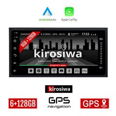 KIROSIWA Android οθόνη αυτοκινήτου 7'' ιντσών για Toyota 6GB (GPS Bluetooth Celica RAV4 Hilux Urban Cruiser RAV 4 IQ MR2 Prius Android Auto Apple Carplay WI-FI Youtube Playstore USB ραδιόφωνο 6+128GB