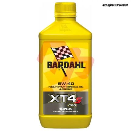 ΛΑΔΙ ΚΙΝΗΤΗΡΑ BARDAHL 4T 5W-40 1L XT4S C60 MOTOPAPADOGIANNIS