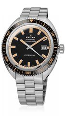 Ρολόι Edox Hydro-Sub Automatic Chronometer Limited Edition με ασημί μπρασελέ 80128-3NBM-NIB