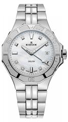 Ρολόι Edox Delfin The original Diver Date με ασημί μπρασελέ 53020-3M-NADN