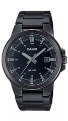 Ρολόι Casio Collection με μαύρο μπρασελέ και ημερομηνία MTP-E173B-1AVEF
