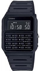 Ρολόι Casio Collection ψηφιακό με μαύρο λουράκι CA-53WF-1BEF