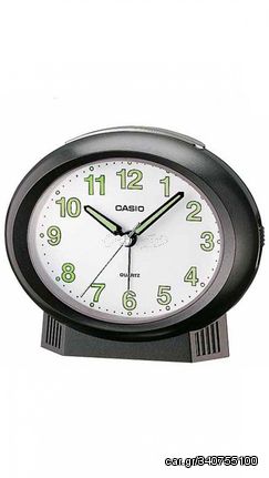 Επιτραπέζιο ρολόι Casio μαύρο με λευκό καντράν TQ-266-1EF