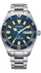 Ρολόι Citizen Promaster Automatic 200M με ασημί μπρασελέ NY0129-58L