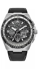 Ρολόι Citizen Promaster Skyhawk Eco Drive Pilot με ασημί μπρασελέ JY8149-05E