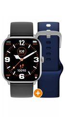 Ρολόι ICE Smartwatch με μαύρο λουράκι 022437 + μπλε λουράκι