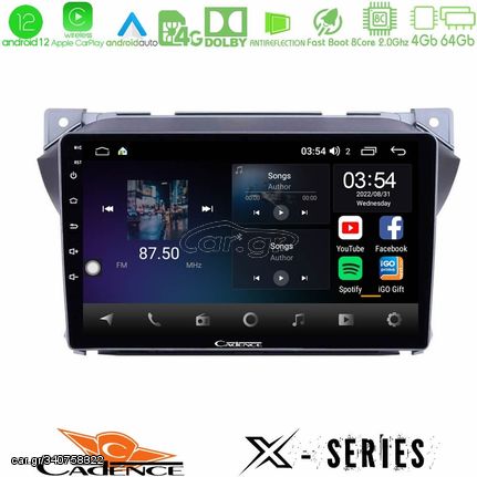 Cadence X Series Suzuki Alto & Nissan Pixo 8core Android12 4+64GB Navigation Multimedia Tablet 9"