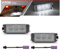 Carro Led Φαναράκια Πινακίδας 3 LED High Power Για VW Golf / Polo / Scirocco / Passat / Beetle / Lupo Canbus Ζευγάρι 2 Τεμάχια / RR-000003