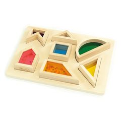 Παζλ με ξύλινα τουβλάκια Sound Blocks, 7 κομμάτια - Andreu Toys