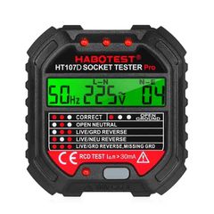 Habotest HT107D Socket Tester with Digital Display