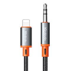 Mcdodo Braided 3.5mm to Lightning Cable Μαύρο 1.2m (CA-0780)