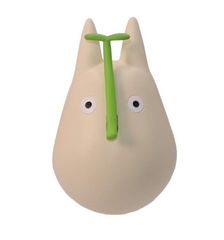 MY NEIGHBOR TOTORO - White Totoro with leaf - Figure Culbuto 4.9cm