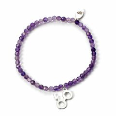 HARRY POTTER - Lightning Bolt -Sterling Silver Charm & Pearls Bracelet