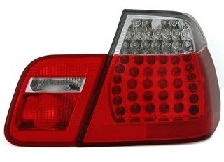 Πίσω φανάρια led για BMW E46 sedan (2001-2005) - chrome - σετ 2τμχ. AutoEuro