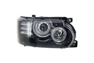 Φανάρια εμπρός led angel eyes για Land Rover Vogue ((2002-2009) - μαύρα , με λάμπες (Η1) - σετ 2τμχ. AutoEuro