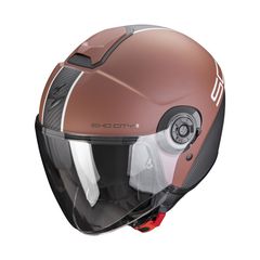 ΚΡΑΝΟΣ ΜΗΧΑΝΗΣ SCORPION EXO CITY II CARBO MAT BROWN BLACK