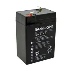 Μπαταρία Μολύβδου VRLA Sunlight 6V 4.5Ah SPA