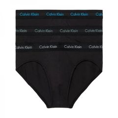 Calvin Klein Ανδρικό Σλιπ Βαμβακερό Με Χρωματιστά Γράμματα Σετ 3 Τεμάχια N20