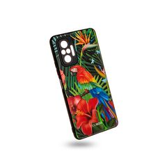 EGOBOO backcover for Xiaomi Redmi Note 10 Pro, Jungle Parrot