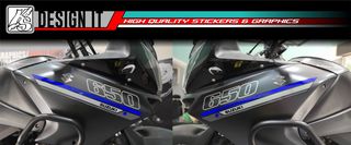 SUZUKI VSTROM 650 - 1000 FULL BODY BLUE GREY - STICKER SET-thumb-5