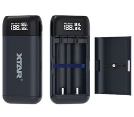 Xtar Φορτιστής - Power Bank PB2SL Μαύρο