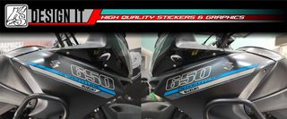 SUZUKI VSTROM 650 - 1000 FULL BODY SKY BLUE GREY - STICKER SET-thumb-5
