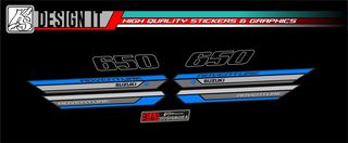 SUZUKI VSTROM 650 - 1000 FULL BODY SKY BLUE GREY - STICKER SET-thumb-6
