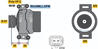 Bosch Γεννήτρια - 0 124 425 040