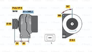 Bosch Γεννήτρια - 0 124 515 019