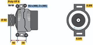 Bosch Γεννήτρια - 0 124 615 035