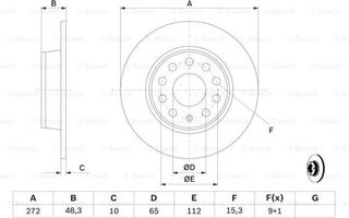 Bosch Δισκόπλακα - 0 986 479 677