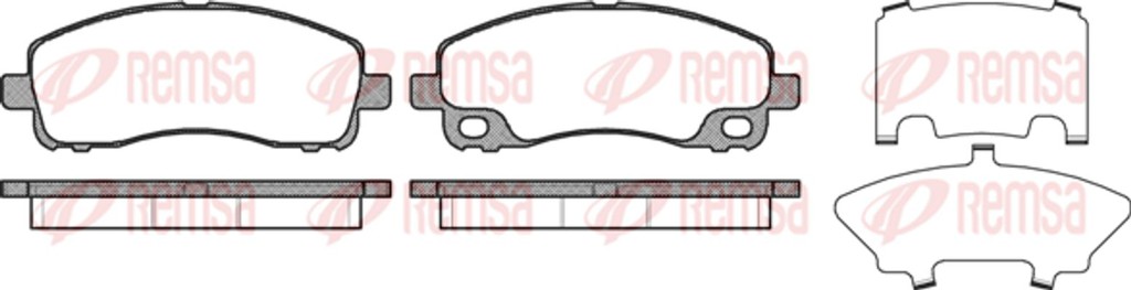 Remsa Σετ τακάκια, Δισκόφρενα - 1338.00
