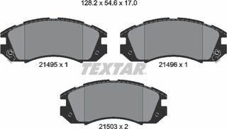 Textar Σετ τακάκια, Δισκόφρενα - 2149501