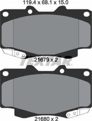 Textar Σετ τακάκια, Δισκόφρενα - 2168001