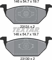 Textar Σετ τακάκια, Δισκόφρενα - 2313001