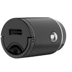 ΦΟΡΤΙΣΤΗΣ ΑΥΤΟΚΙΝΗΤΟΥ CELLY MINI CAR CHARGER 1 x TYPE C 30W ΜΑΥΡΟΣ CCMINIUSBCBK