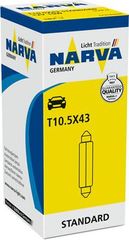 ΛΑΜΠΕΣ ΣΩΛHNΩTΕΣ 12V 10W 10,5Χ43 NARVA - 173143000