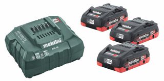 Metabo Φορτιστης Asc 55 και 3 Μπαταριες 18V 4Ah Lihd