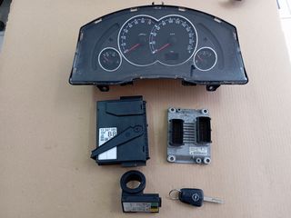 Σέτ εγκεφάλου (ECU κίτ) με κωδ εγκεφάλου 0 261 208 255 Opel Meriva A 2003-2010 με κινητήρα Z14XEP