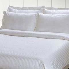Παπλωματοθήκη μονή με ρίγα CVC 240TC κλωστών διαστάσεων 170x240cm Ελληνικής κατασκευής