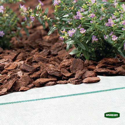 Νάυλον εδαφοκάλυψης γεωύφασμα σε λευκό χρώμα διαστάσεων 1x50m GRASHER-thumb-4